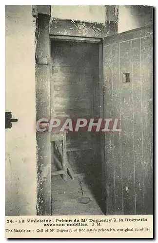 Cartes postales La Madeleine Prison de Mr Deguerry a la Roquatte avec son mobilier