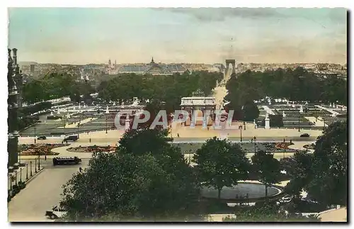 Ansichtskarte AK Paris Panorama sur les Tuileries