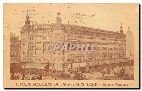 Cartes postales Grands magasins du printemps Paris Anciens Magasins