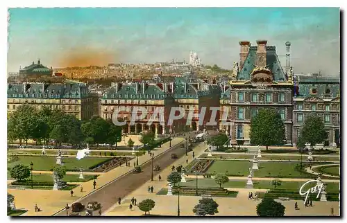 Ansichtskarte AK Paris et ses merveilles la butte Montmartre vue du Palais du louvre