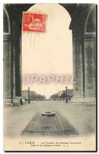 Cartes postales Paris La Tombe du Soldat Inconnu