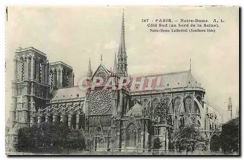 Ansichtskarte AK Paris Notre Dame Cote sud au bord de la Seine