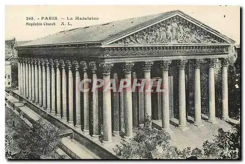 Cartes postales Paris la Madeleine