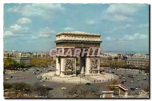 Cartes postales Paris l'Arc de Triomphe Place de l'Etoile