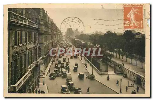 Cartes postales Paris la rue de Rivoli