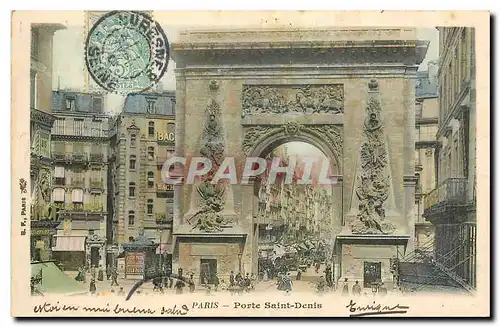 Cartes postales Paris Porte Saint Denis