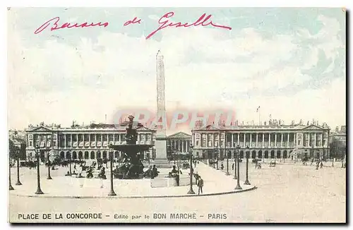 Cartes postales Place de la Concorde Paris