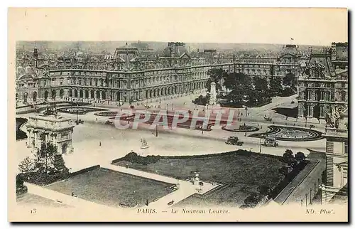 Cartes postales Paris le Nouveau Louvre