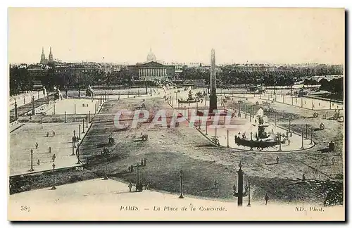 Cartes postales Paris la Place de la Concorde