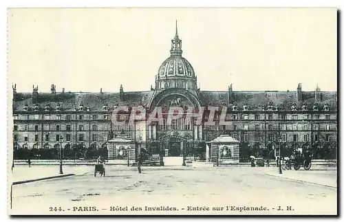 Ansichtskarte AK Paris Hotel des Invalides Entree sur l'Esplanade