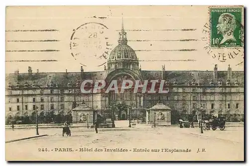 Ansichtskarte AK Paris Hotel des Invalides Entree sur l'Esplanade