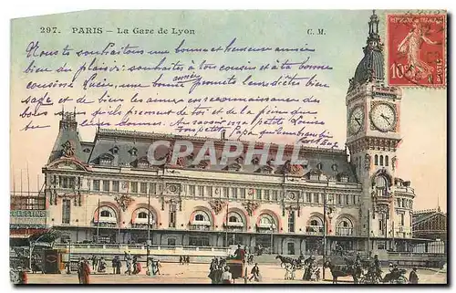 Cartes postales Paris La Gare de Lyon