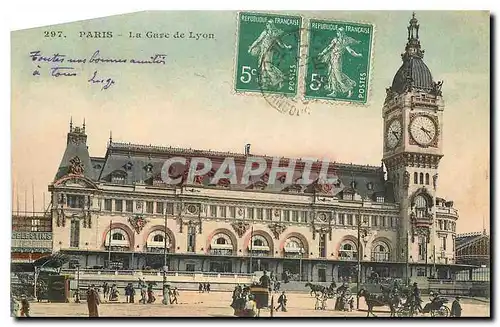 Cartes postales Paris La Gare de Lyon