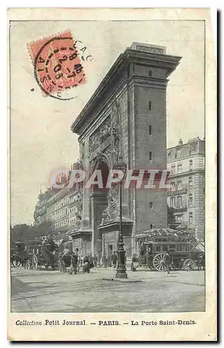 Cartes postales Collection Petit Journal Paris la porte Saint Denis