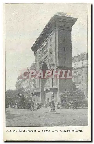 Cartes postales Collection Petit Journal Paris la Porte Saint Denis