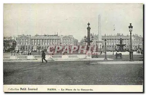 Ansichtskarte AK Collection Petit Journal Paris La Place de la Concorde