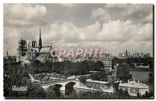 Ansichtskarte AK Paris Notre Dame et Jardins de L'Archeveche