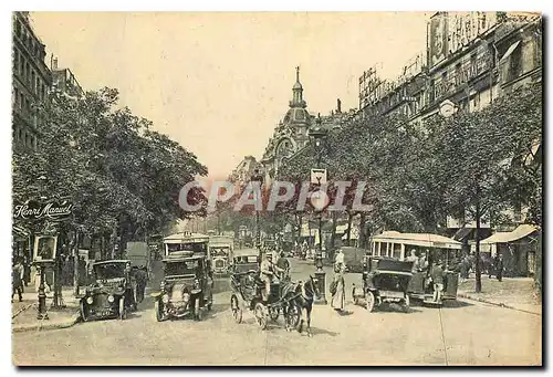 Cartes postales Paris Le Boulevard des Italiens