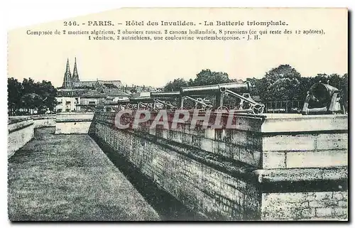 Ansichtskarte AK Paris Hotel des Invalides La Batterie triomphale