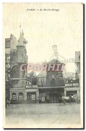 Cartes postales Paris Le Moulin rouge