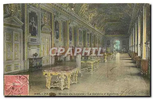 Cartes postales Paris Musee du Louvre La Galerie d'Apollon