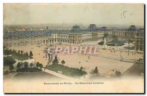 Ansichtskarte AK Panorama de Paris Le Nouveau Louvre