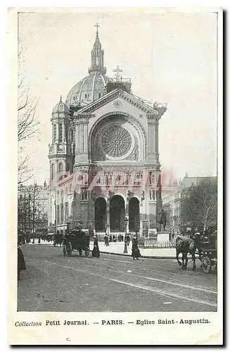 Cartes postales Collection Petit Journal Paris Eglise Saint Augustin