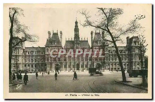 Cartes postales Paris L'Hotel de Ville