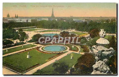 Cartes postales Paris Vue du Jardin des Tuileries