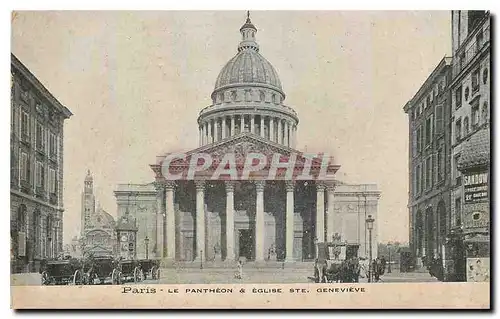 Ansichtskarte AK Paris le Pantheon & Eglise Ste Genevieve