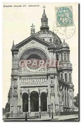 Cartes postales Paris Eglise St Augustin