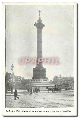 Cartes postales Collection Petit Journal Paris La Place de la Bastille