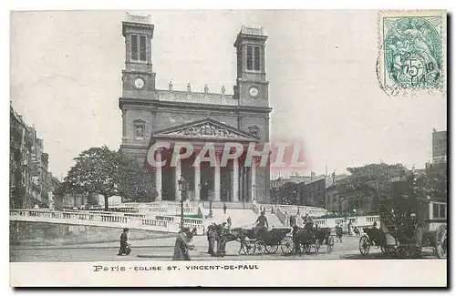 Cartes postales Paris Eglise St Vincent de Paul