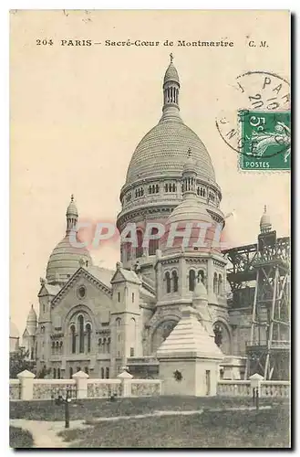 Cartes postales Paris Sacre Coeur de Montmartre