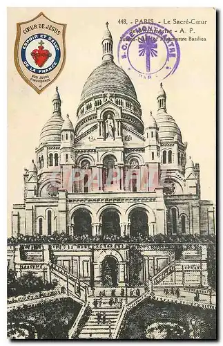 Cartes postales Paris Le Sacre Coeur de Montmartre