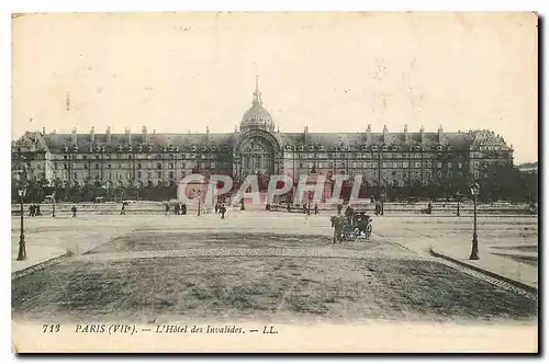 Cartes postales Paris L'Hotel des Invalides