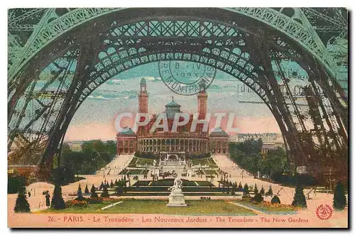 Cartes postales Paris Le Trocadero Les Nouveaux Jardins