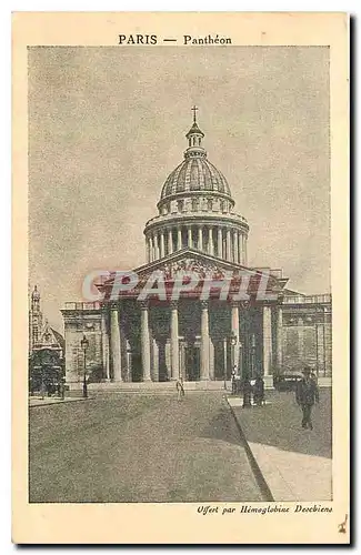 Ansichtskarte AK Paris Pantheon Publicite Anemie Sirop de Deschiens Chiens Chien