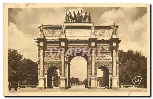 Ansichtskarte AK Paris et ses Merveilles Arc de Triomphe du Carrousel