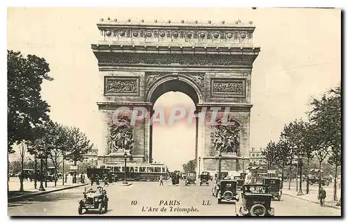 Cartes postales Paris L'Arc de Triomphe