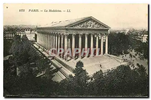 Cartes postales Paris la Madeleine