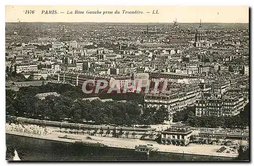 Cartes postales Paris La Rue Gauche prise du Trocadero