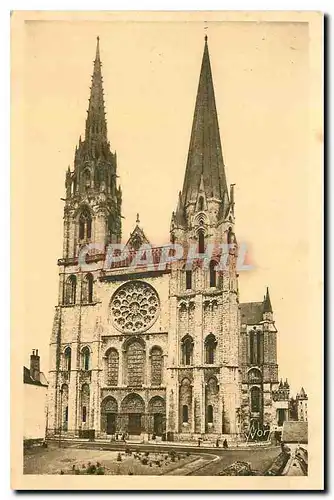 Ansichtskarte AK La Douce France Chartres La Cathedrale