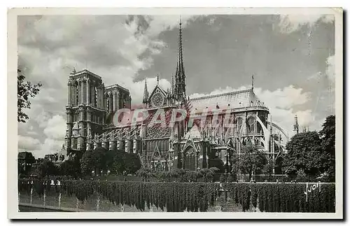Cartes postales Paris en Flanant Notre Dame et le Square de l'Archeveche