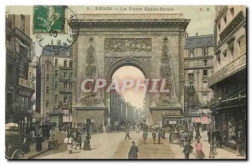 Cartes postales Paris La Porte Saint Denis