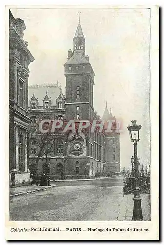 Cartes postales Collection petit journal Paris Horloge du Palais de Justcie