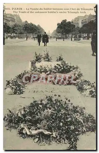 Ansichtskarte AK Paris la Tombe du Soldat Inconnu sous l'Arc de Triomphe