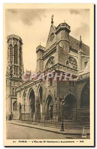 Cartes postales Paris l'eglise St Germain l'Auxerrois