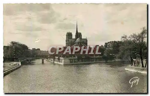 Ansichtskarte AK Paris et ses merveilles l'Ile de la cite vue d'amont