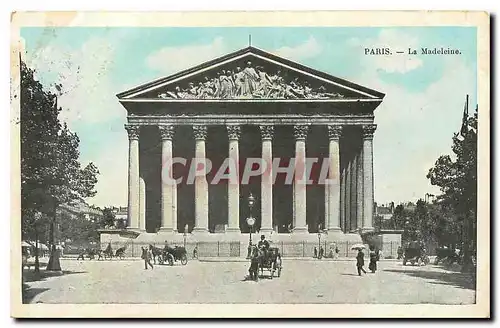 Cartes postales Paris la Madeleine